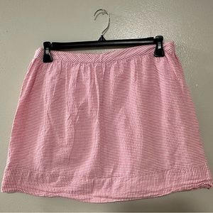 Cremieux size 6 mini pink skirt, preppy